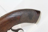 Mid-19th Century ANTIQUE Large Bore Percussion Pistol - 10 of 12