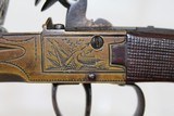 NEAT Antique FLINTLOCK Pistol with SNAP BAYONET - 7 of 13