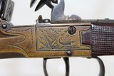 NEAT Antique FLINTLOCK Pistol with SNAP BAYONET - 9 of 13