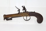 NEAT Antique FLINTLOCK Pistol with SNAP BAYONET - 2 of 13
