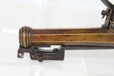 NEAT Antique FLINTLOCK Pistol with SNAP BAYONET - 5 of 13
