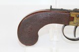 NEAT Antique FLINTLOCK Pistol with SNAP BAYONET - 11 of 13