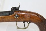 19th Century BELGIAN Antique SINGLE SHOT Pistol - 14 of 15