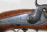 19th Century BELGIAN Antique SINGLE SHOT Pistol - 5 of 15