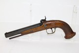 19th Century BELGIAN Antique SINGLE SHOT Pistol - 12 of 15