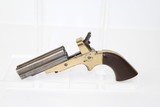 Antique SHARPS 4-Shot PEPPERBOX .30 Rimfire Pistol - 9 of 12
