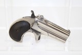 ICONIC Antique REMINGTON Double Derringer Pistol - 1 of 8
