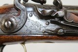 c.1800 ORNATE European Antique FLINTLOCK Pistol - 6 of 14