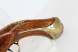 c.1800 ORNATE European Antique FLINTLOCK Pistol - 12 of 14