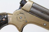 Antique SHARPS 4-Shot PEPPERBOX .22 Rimfire Pistol - 5 of 11