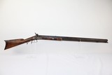 OHIO Antique HUDSON & SIEBERT Percussion LONG RIFLE - 2 of 19