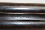 Antique WILLIAM MOORE & CO. SxS Percussion Shotgun - 10 of 16