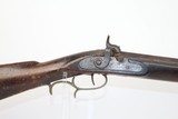 c.1840’S ANTIQUE Half Stock PLAINS Rifle - 1 of 13