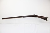 c.1840’S ANTIQUE Half Stock PLAINS Rifle - 9 of 13
