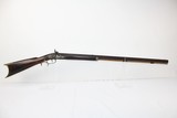 c.1840’S ANTIQUE Half Stock PLAINS Rifle - 2 of 13