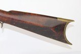 c.1840’S ANTIQUE Half Stock PLAINS Rifle - 10 of 13