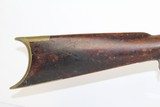 c.1840’S ANTIQUE Half Stock PLAINS Rifle - 3 of 13
