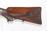 CARVED, ENGRAVED Antique SxS Percussion Shotgun - 16 of 19