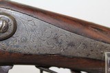 CARVED, ENGRAVED Antique SxS Percussion Shotgun - 13 of 19