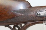 CARVED, ENGRAVED Antique SxS Percussion Shotgun - 8 of 19