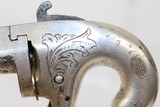 FINE CASED Antique NATIONAL ARMS No. 1 Derringer - 6 of 11