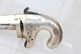 FINE CASED Antique NATIONAL ARMS No. 1 Derringer - 3 of 11