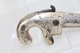 FINE CASED Antique NATIONAL ARMS No. 1 Derringer - 10 of 11