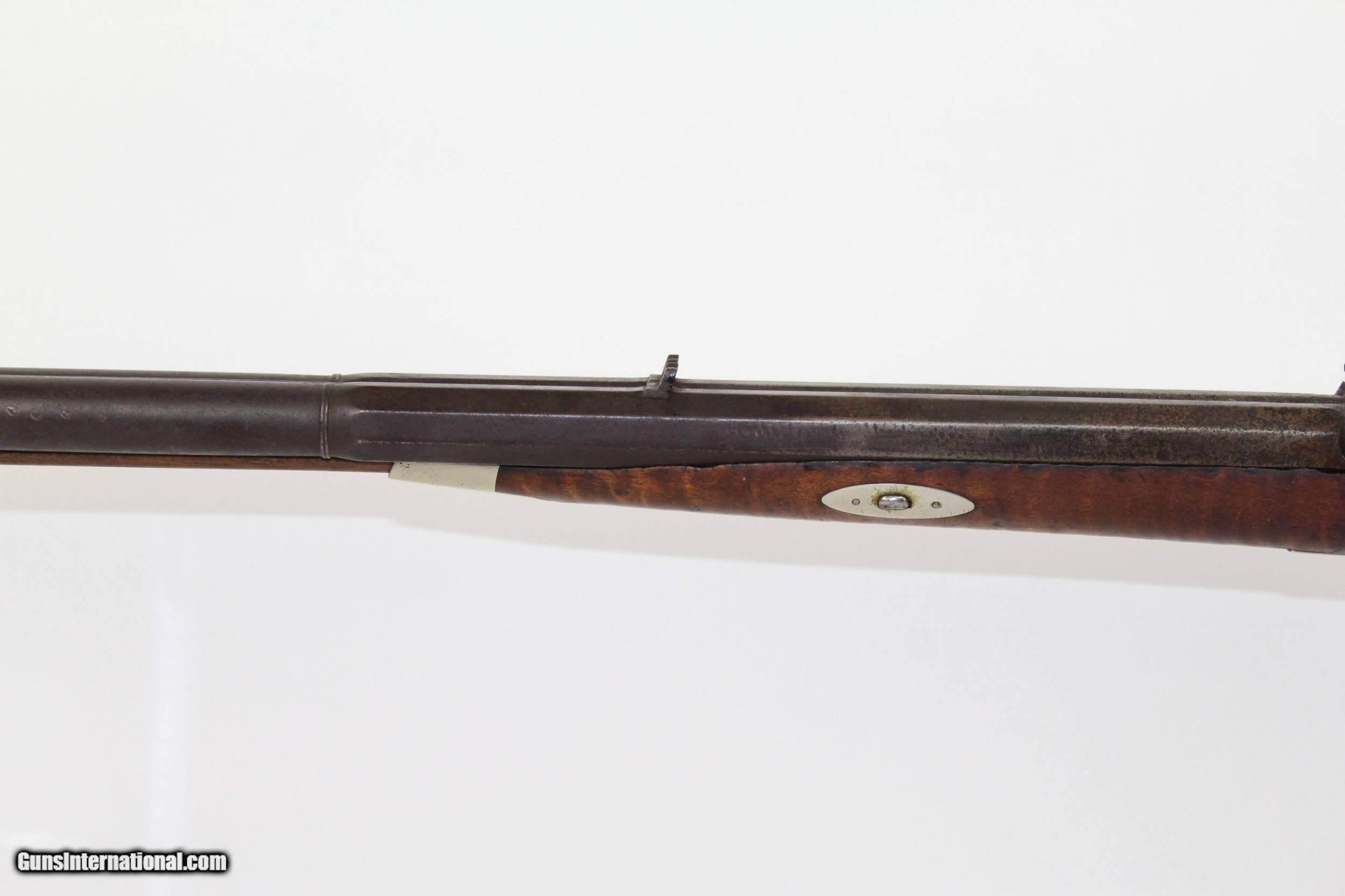 1850s NEW YORK Antique A.W. SPIES Double Rifle
