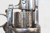 BELGIAN Antique Engraved 9mm PINFIRE Revolver - 6 of 14