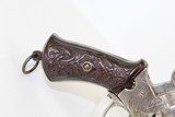 BELGIAN Antique Engraved 9mm PINFIRE Revolver - 12 of 14