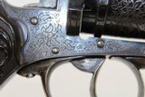Ornate BELGIAN Antique 9mm PINFIRE Revolver - 13 of 17