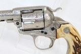 ENGRAVED 1st Gen COLT BISLEY SAA .38-40 Revolver - 3 of 15