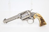 ENGRAVED 1st Gen COLT BISLEY SAA .38-40 Revolver - 1 of 15