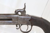 BRITISH Antique SWIVEL Barrel O/U .38 Pistol - 3 of 11
