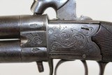 BRITISH Antique SWIVEL Barrel O/U .38 Pistol - 5 of 11