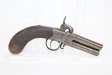 BRITISH Antique SWIVEL Barrel O/U .38 Pistol - 8 of 11