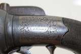 BRITISH Antique SCOTT of LONDON Pepperbox Revolver - 5 of 13