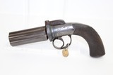 BRITISH Antique SCOTT of LONDON Pepperbox Revolver - 1 of 13