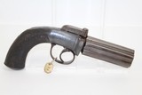 BRITISH Antique SCOTT of LONDON Pepperbox Revolver - 10 of 13