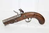 British NAPOLEONIC ERA FLINTLOCK Pocket Pistol - 6 of 9