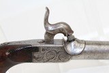 Engraved EUROPEAN .52 Cal Box Lock Pocket Pistol - 12 of 13
