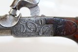 Engraved EUROPEAN .52 Cal Box Lock Pocket Pistol - 6 of 13