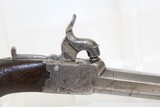 Engraved BRITISH Antique “Haywood” Pocket Pistol - 11 of 12