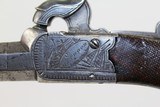 Engraved BRITISH Antique “Haywood” Pocket Pistol - 5 of 12
