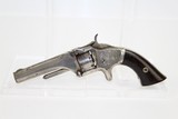 Antique NICKEL Smith & Wesson No. 1 Revolver - 1 of 11