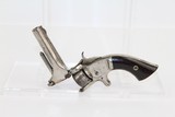 Antique NICKEL Smith & Wesson No. 1 Revolver - 6 of 11