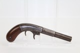 ENGRAVED Antique BACON Underhammer BOOT Pistol - 9 of 12