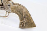ONE-OF-A-KIND Engraved Pair of Antique COLT SAAs - 4 of 25