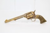ONE-OF-A-KIND Engraved Pair of Antique COLT SAAs - 19 of 25
