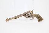 ONE-OF-A-KIND Engraved Pair of Antique COLT SAAs - 3 of 25